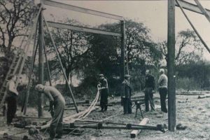 Construction community centre 1949